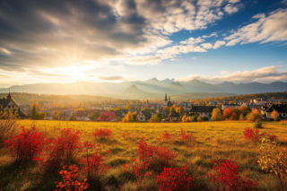 Nadchodzi słońce w Nowym Targu. Czy to koniec jesiennej szarugi?