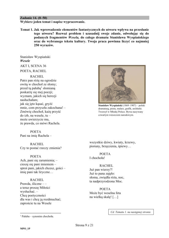 ARKUSZE CKE - Matura j.polski - poziom podstawowy 8.06.2020