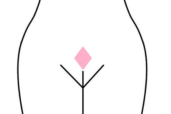 Fryzury intymne: diament
