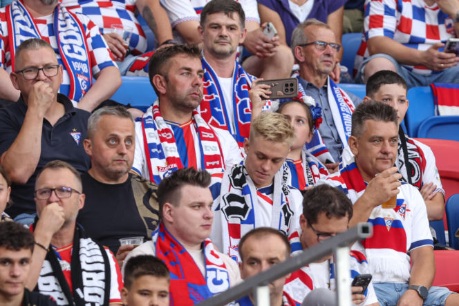 Górnik Zabrze - AS Monaco: Zdjęcia kibiców i zawodników z meczu eliminacji Ligi Konferencji