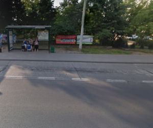 Garbaty Mostek - przystanek w Toruniu