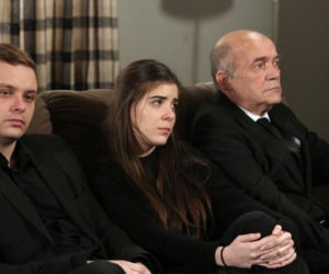 Barwy szczęścia odc. 1433. Agata (Natalia Zambrzycka), Hubert (Marek Molak),Fryderyk (Paweł Nowisz)
