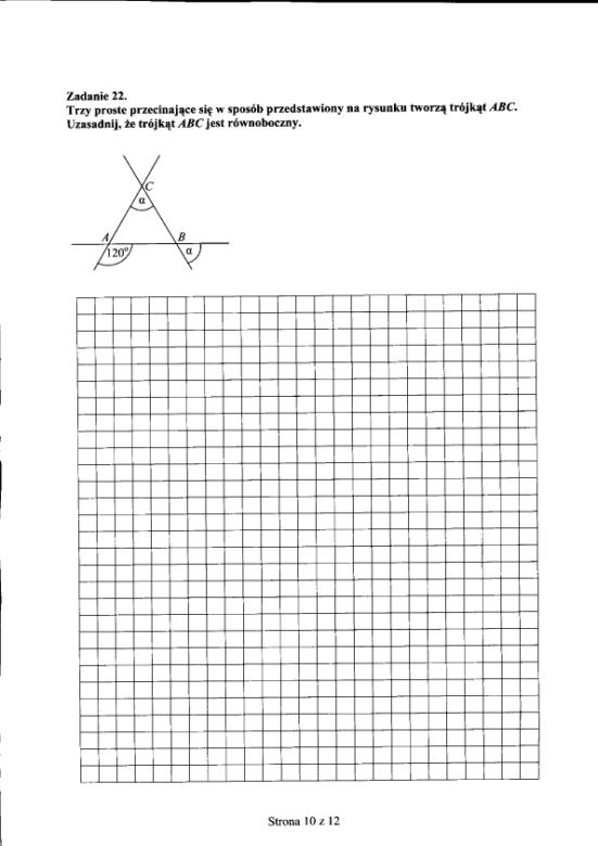 Egzamin gimnazjalny 2012 - MATEMATYKA 25.04.2012 - ODPOWIEDZI, ARKUSZE, PYTANIA, ROZWIĄZANIA. Test gimnazjalny 2012