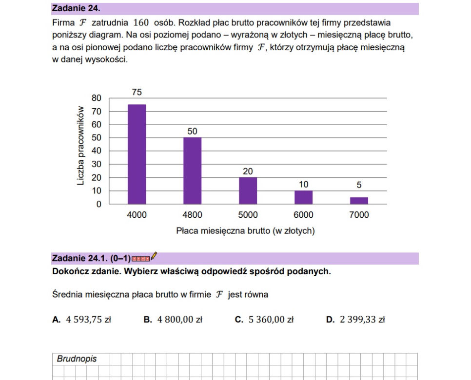 Matura próbna matematyka 2023 - CKE (wrzesień 2022)