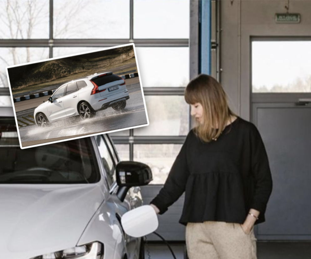 Grażyna Wolszczak testuje nowe Volvo