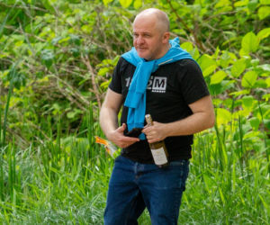 Paweł Kowal. Zabrał żonę na wino w szuwary