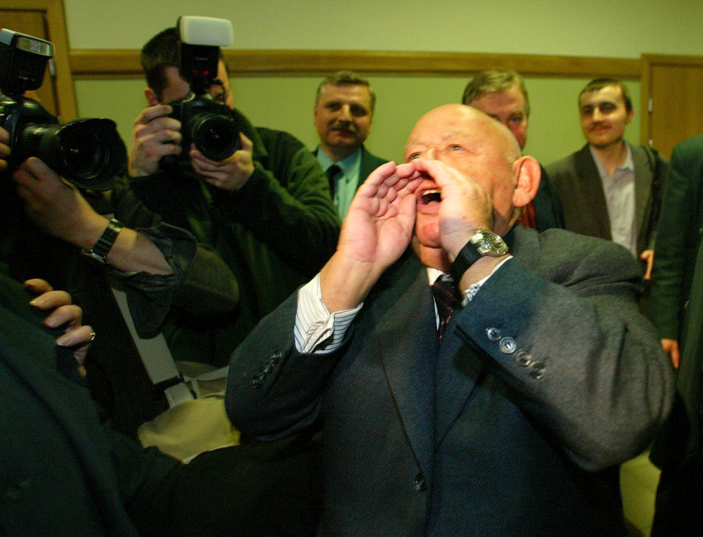 Jerzy Urban z żoną