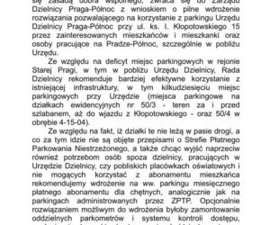 Radny chce oddać mieszkańcom parking przed urzędem dzielnicy. „Więcej szkody niż pożytku”