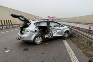 Koszmar na S8: Karambol z udziałem 9 aut. Ranni, w tym dzieci