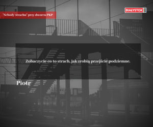 Białystok. Schody strachu przy dworcu PKP. Komentarze Internautów