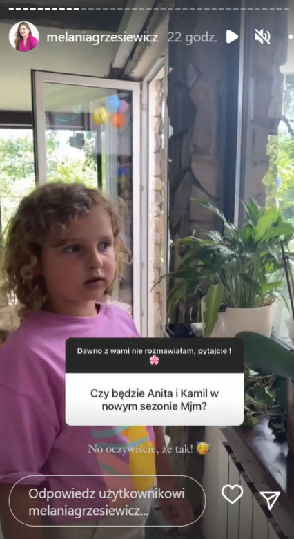 M jak miłość. Melania Grzesiewicz (Anita) odpowiada na pytania fanów