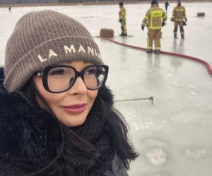 Wycinanie przerębli na zalewie siedleckim 2026