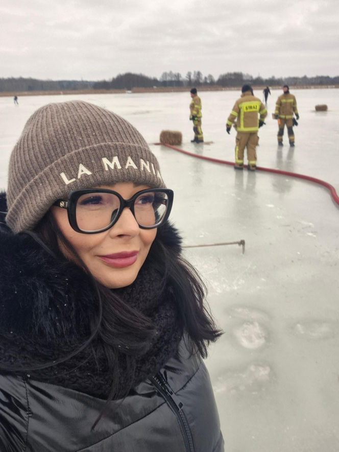 Wycinanie przerębli na zalewie siedleckim 2026