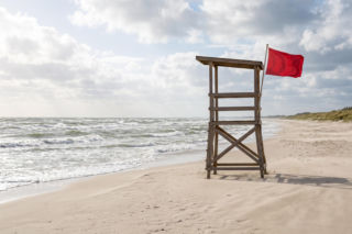 Sinice Chłopy. Czy w Chłopach można się kąpać 11.08? Flaga, warunki pogodowe
