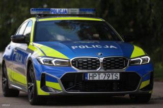 Świętokrzyska Policja odbiera potężne BMW M340i xDrive