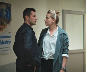 Komisarz Mama. Maria Matejko (Paulina Chruściel),  Piotr Żeromski (Wojciech Zieliński)