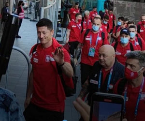 Reprezentacja Polski zameldowała się w hotelu w Petersburgu 