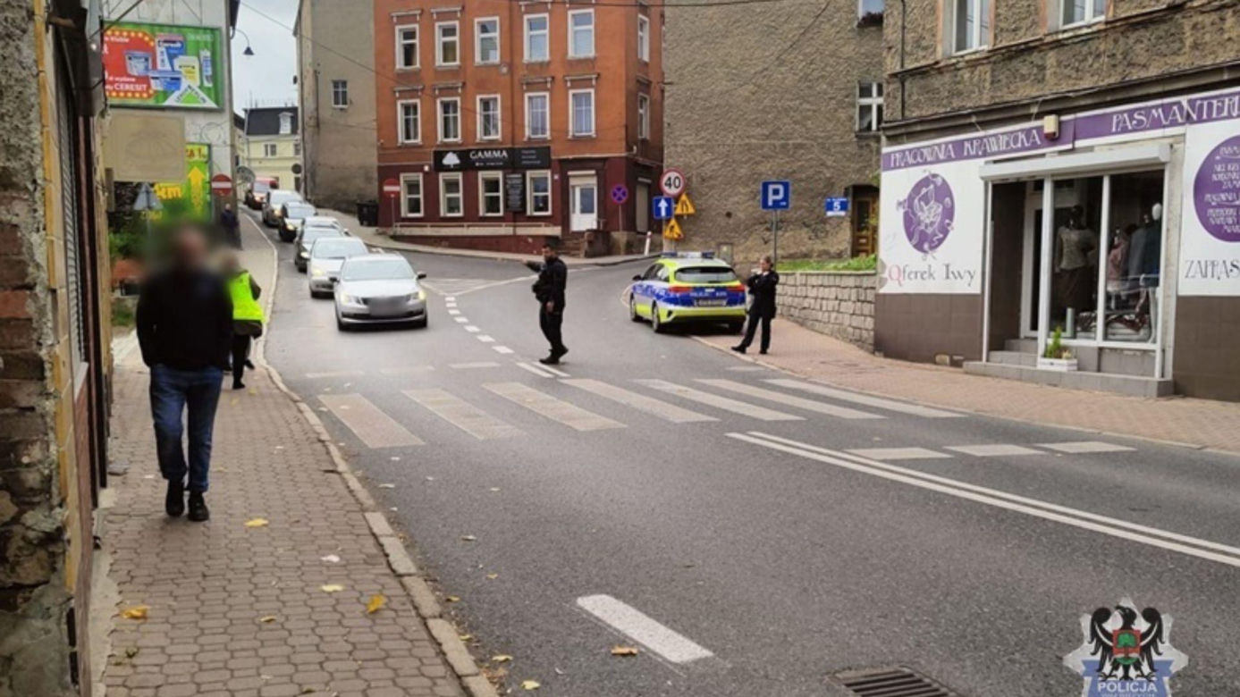 Potrącenie w Boguszowie-Gorcach