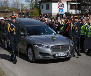 Ból, rozpacz, łzy. Poruszające sceny na pogrzebie Łukasza Litewki