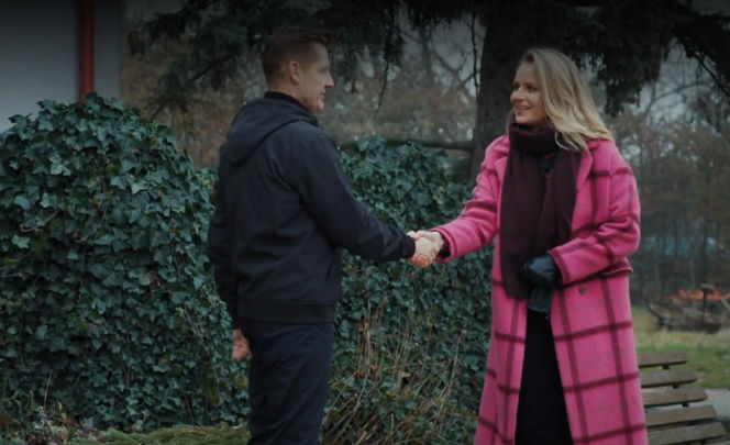 M jak miłość odc. 1927. Paweł (Rafał Mroczek), Judyta (Paulina Chruściel)