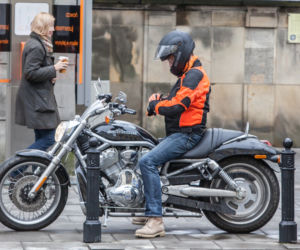 Piotr Kraśko i jego Harley Davidson