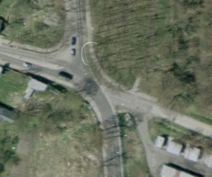 Rondo u zbiegu ulic Modrej i Szerokiej
