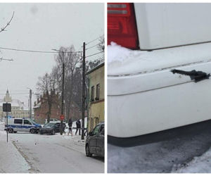 Strzelanina w Olsztynku. Złodzieje próbowali potrącić policjanta! 