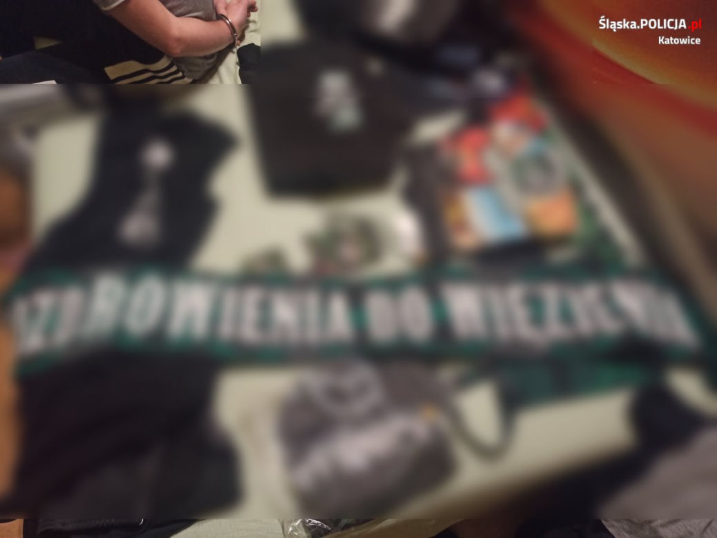 Kibice GKS Katowice zatrzymani przez śląską policję
