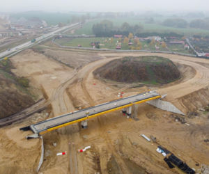 Budowa węzła w Kołbaskowie na autostradzie A6