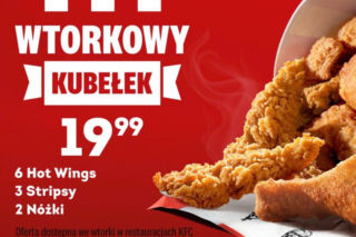 Wtorek znów smakuje jak KFC! Wraca Wtorkowy Kubełek