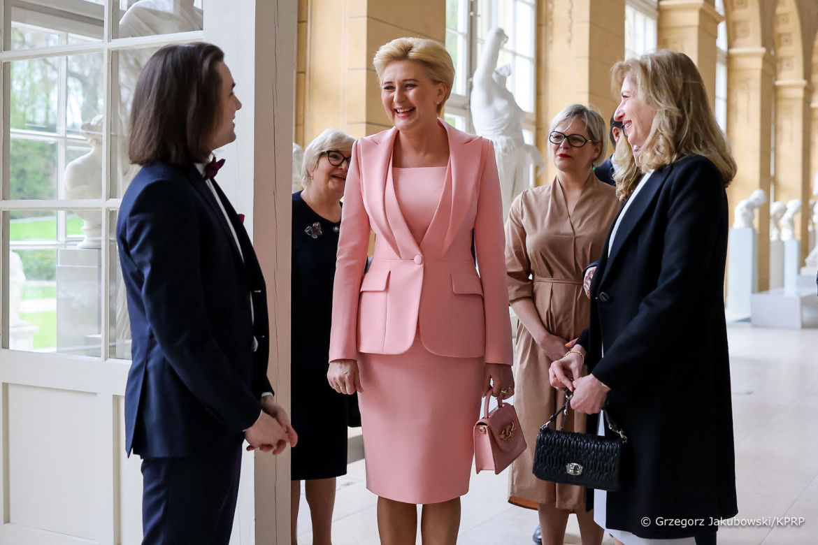 Agata Duda na spotkaniu z pierwszą damą Włoch