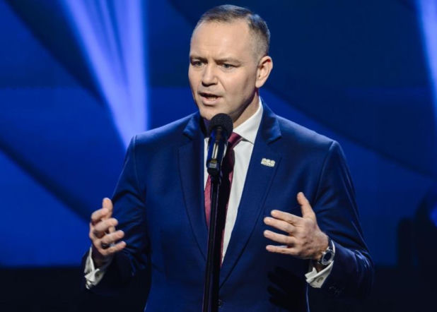 Niespodziewane sceny na konferencji Karola Nawrockiego! Nagle rozległy się krzyki