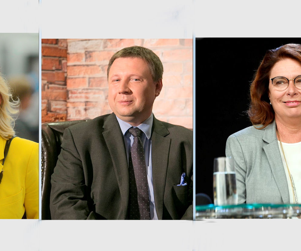 Aleksandra Gajewska, Marcin Kierwiński i Małgorzata Kidawa-Błońska