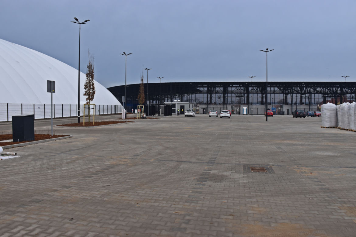 Budowa stadionu w Szczecinie - grudzień 2020