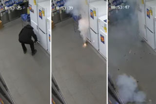 Odpalili fajerwerki w sklepie i ukradli kontroler do gier. Teraz grozi im więzienie