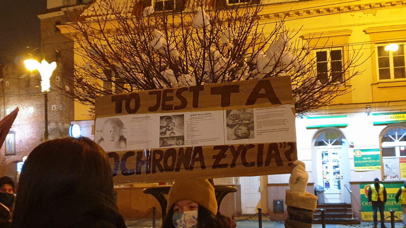 Kolejny protest w Lublinie po publikacji wyroku Trybunału Konstytucyjnego