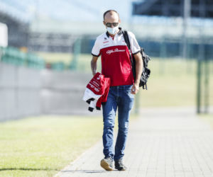Robert Kubica w barwach Alfa Romeo Racing Orlen