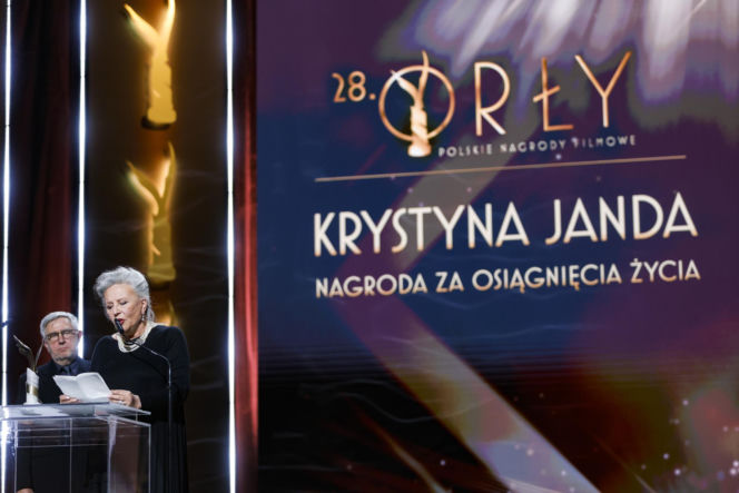 Magda Zawadzka, Anna Seniuk, Krystyna Janda na gali Orłów 2026