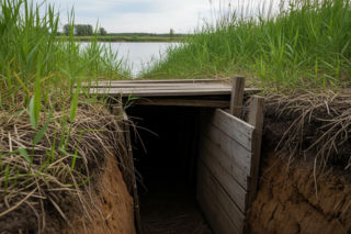 76-latek mieszkał w dole nad Wisłą. Niewiarygodne, jak długo ukrywał swój sekret?