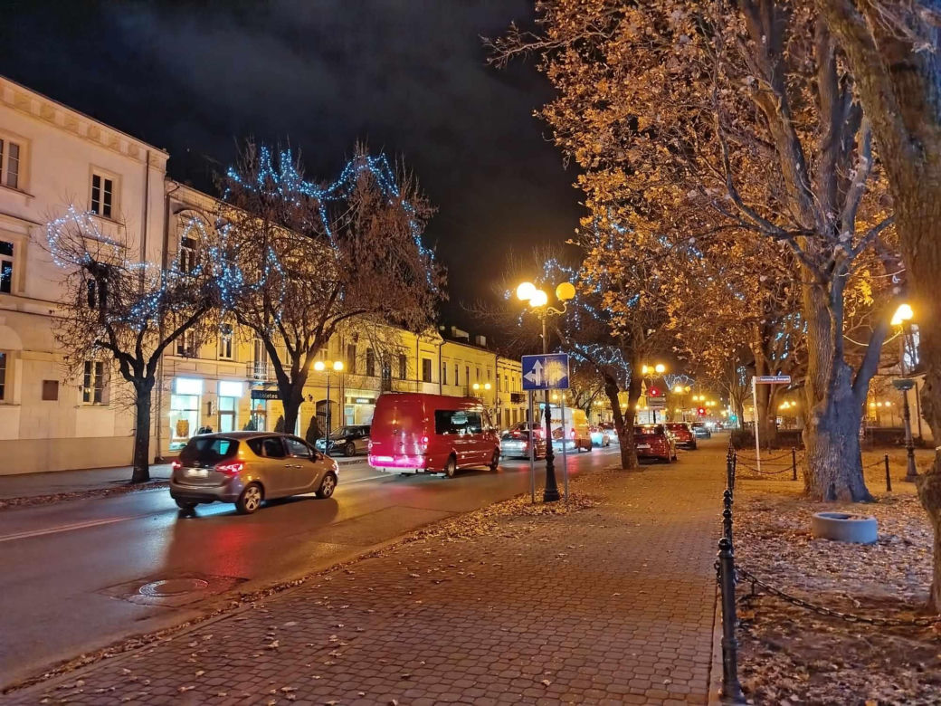 Iluminacje świąteczne w Siedlcach będzie można podziwiać co najmniej do 6 stycznia