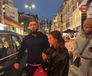 Julia Wieniawa z Malikiem Montaną