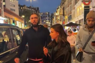 Julia Wieniawa z Malikiem Montaną