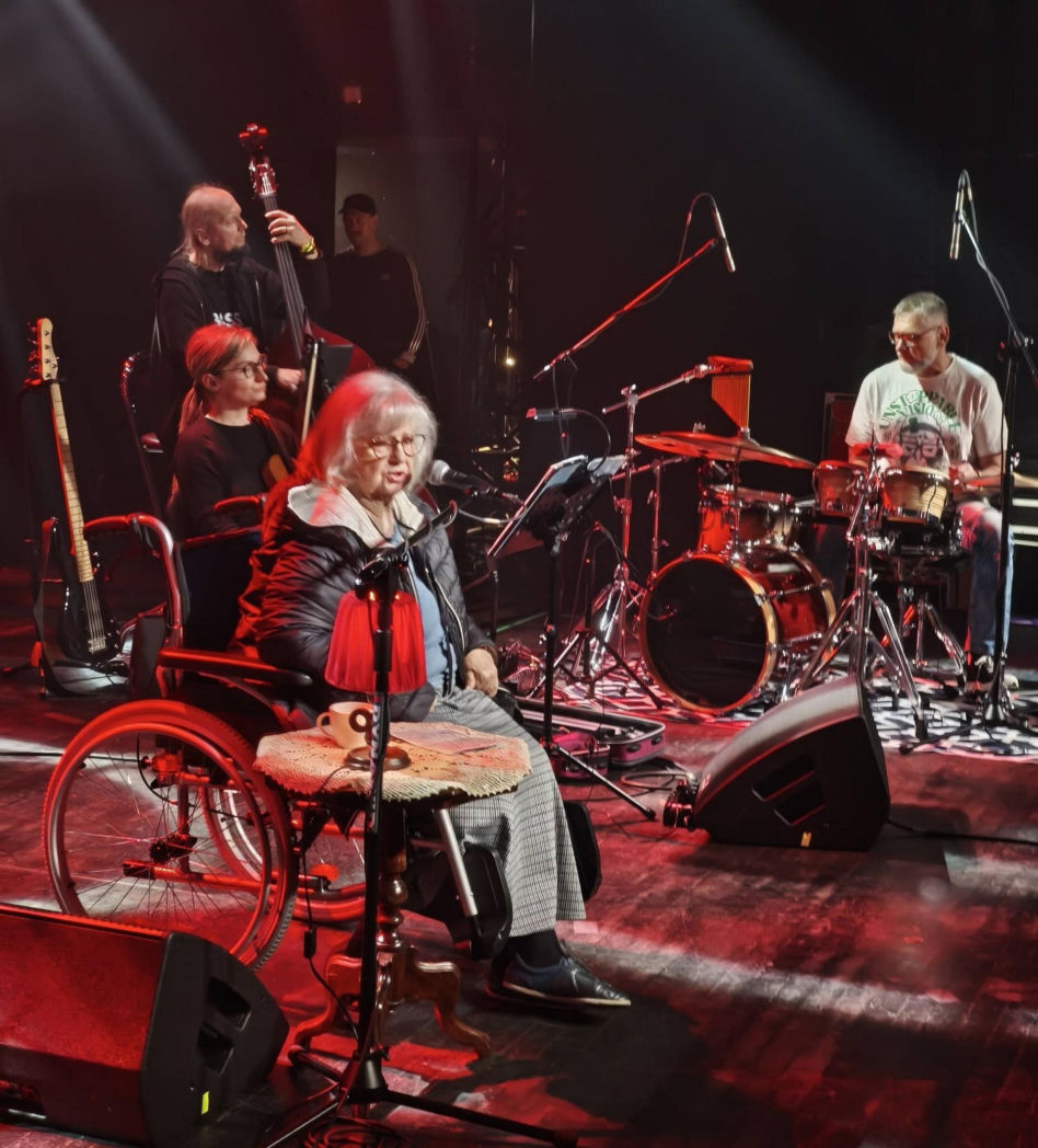 Stanisława Celińska z rodziną
