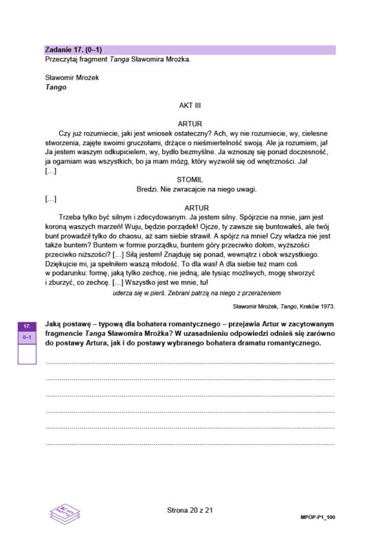 Matura 2023 - arkusz nowej formuły 2023: zadania, tematy (TEST)
