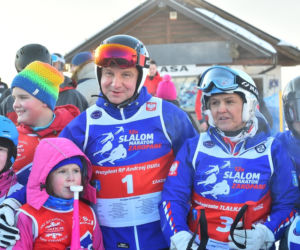 Andrzej Duda zainaugurował narciarski maraton
