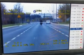 Szalony motocyklista na ulicach Poznania. Będzie musiał odstawić motocykl do garażu