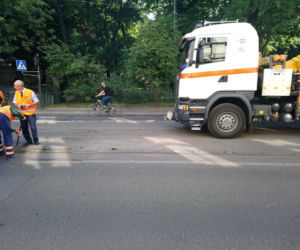 Wykolejenie tramwaju w centrum Krakowa 