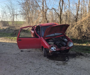 Dachowanie fiata w Słupowie