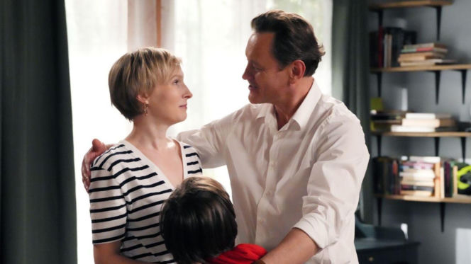 Barwy szczęścia odc. 3262. Sonia (Weronika Nockowska), Mateuszek (Filip Kowalewicz), Robert Stefaniak (Paweł Ławrynowicz)