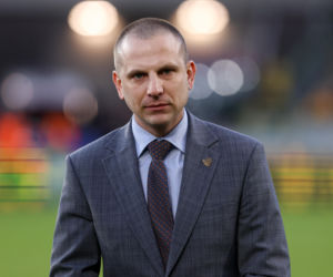 GKS Katowice - Lechia Gdańsk: Zdjęcia kibiców i zawodników z meczu 25. kolejki PKO BP Ekstraklasy